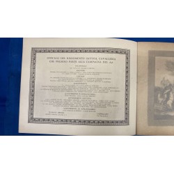 Calendario reggimentale  SAVOJA Cavalleria 1927