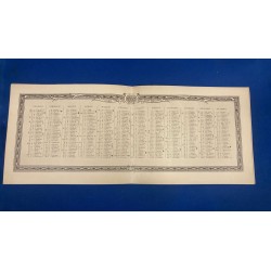 SAVOJA Cavalry regimental calendar 1927