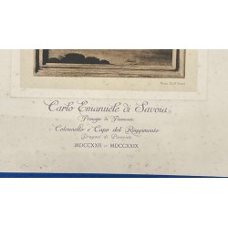 Calendario reggimentale Dragoni di Piemonte NIZZA Cavalleria 1929