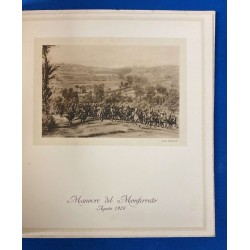 Calendario reggimentale Dragoni di Piemonte NIZZA Cavalleria 1929