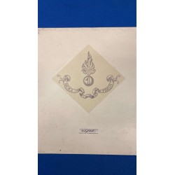 Regimental calendar of the Dragoons of Piedmont NIZZA Cavalleria 1929, with dedication of the Colonel Commander