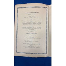 Calendario Cavalleggeri Guide 1928 con autografo del Colonnello Comandante