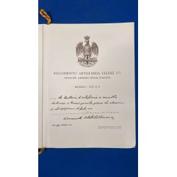 Calendario reggimentale 3° Reggimento Artiglieria Celere  Principe Amedeo Duca d Aosta 1941