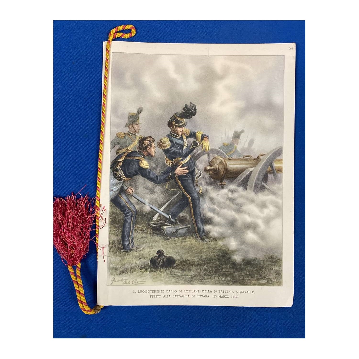 Regimental calendar 3rd Rapid Artillery Regiment Prince Amedeo Duke of Aosta 1941