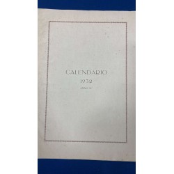 Military calendar IV° Territorial Army Corps Verona 1932, the back is damaged