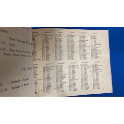 Regimental calendar 19th Rgt. Cavalleggeri e Guide 1927, has a fold in the middle