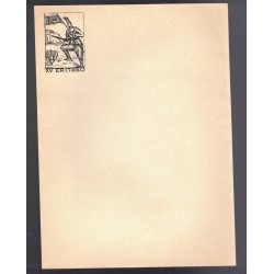 Busta e carta da lettera del XV° Battaglione Coloniale Eritreo