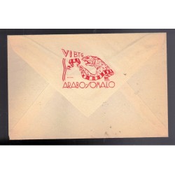 Busta e carta da lettera VI° Battaglione Coloniale Arabo Somalo