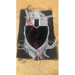 Original WWII German RAD SERVICE UNIT ASSIGNMENT SLEEVE SHIELD. (Dienststellenabzeichen)