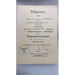 Verwundetenabzeichen Schwarz 1942 Ludwigsburg