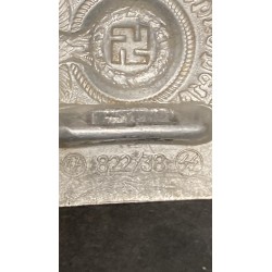 Waffen SS buckle signed RZM 822/38