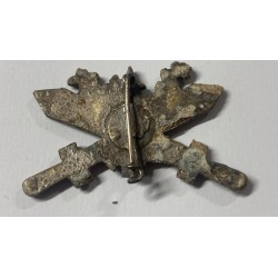 Training Badge in Germany Italian Social Republic, silver model for NCOs and Troops