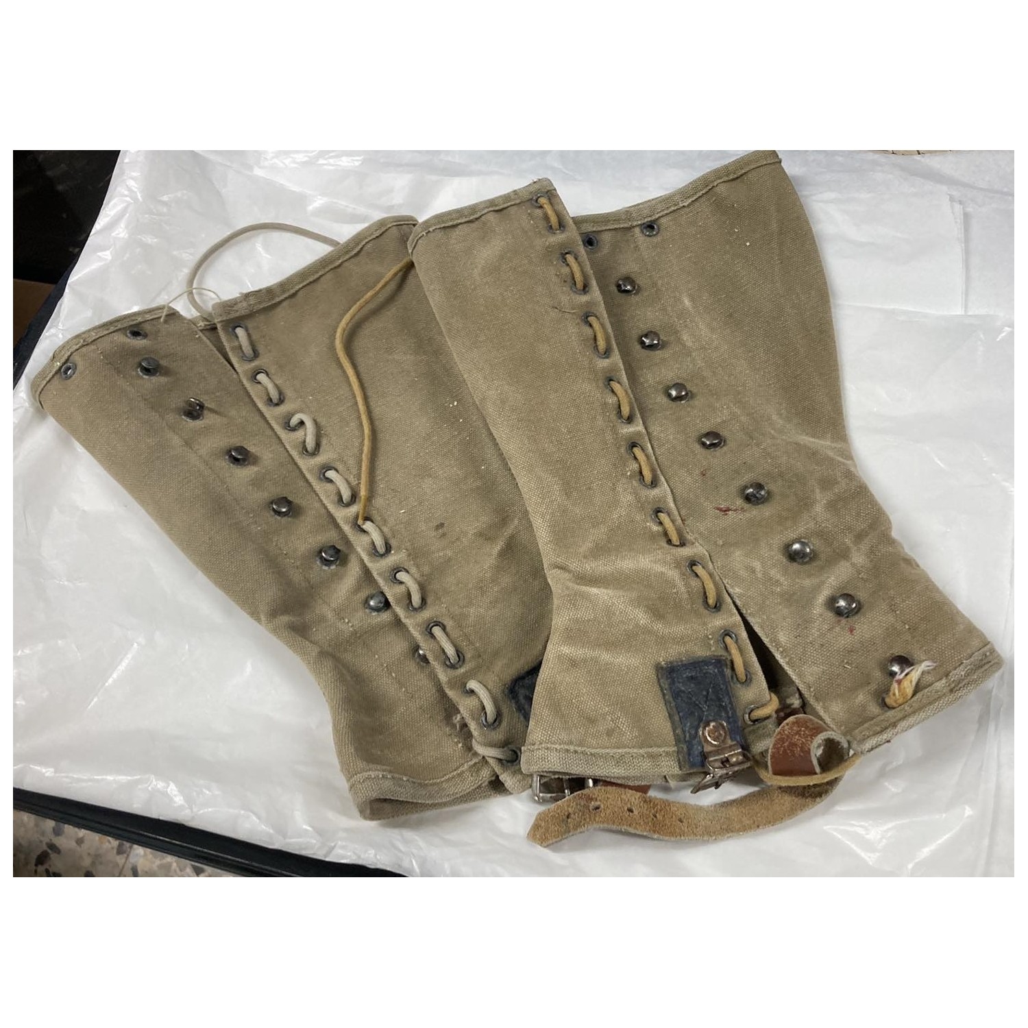 Pair of American World War II Gaiters