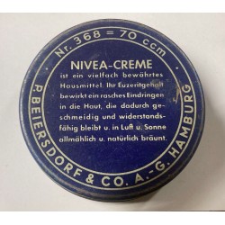 Barattolo in latta litografata Crema NIVEA 1940