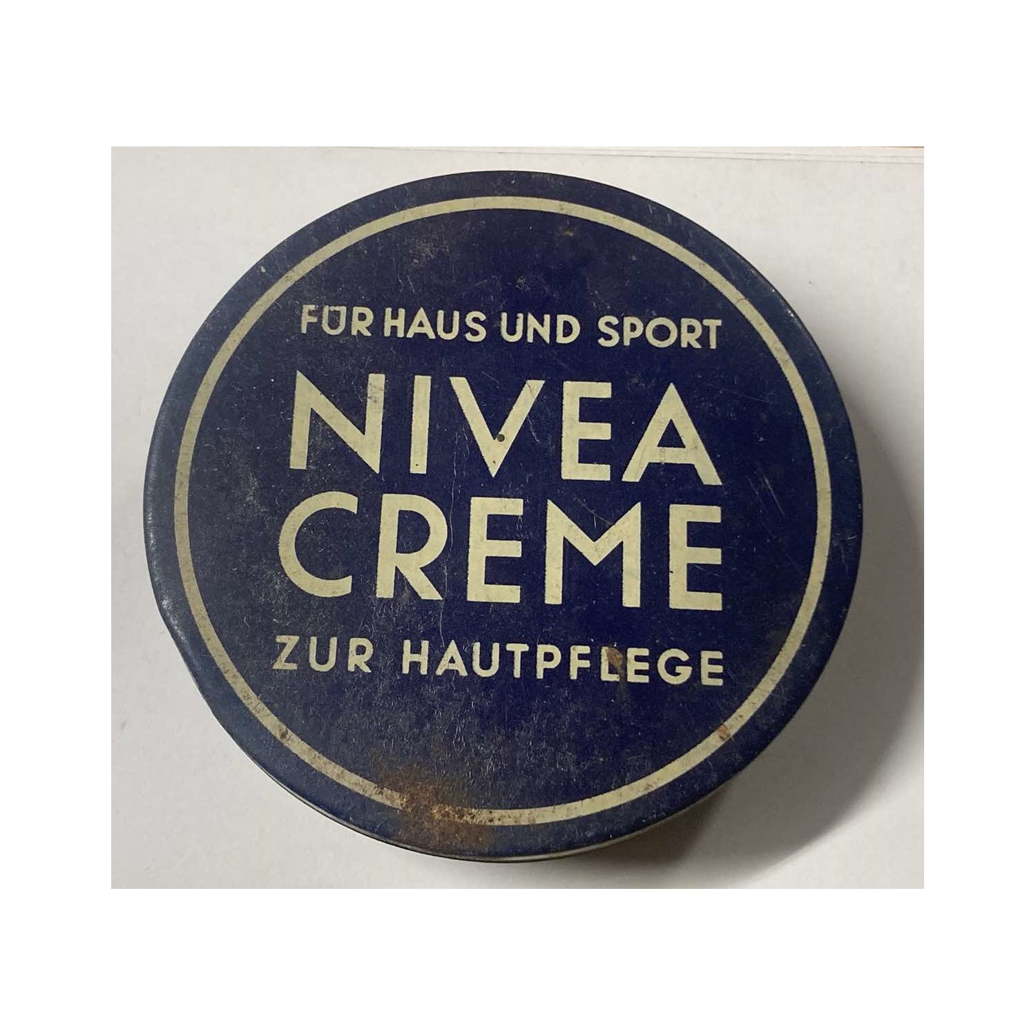 Lithographed Tin Can NIVEA Cream  Germany 1940