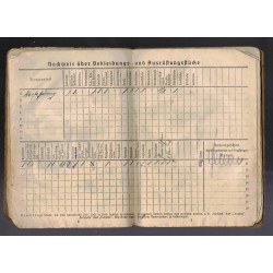 Soldbuch belonging to an Obergefreiter, Fredrich Gewald Grenadier Rgt.