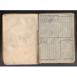 Soldbuch belonging to an Obergefreiter, Fredrich Gewald Grenadier Rgt.