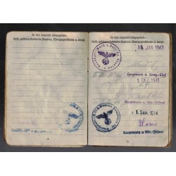 Soldbuch belonging to an Obergefreiter, Fredrich Gewald Grenadier Rgt.