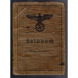 Soldbuch Unteroffizier Willi Sachtler 3/schw Art. Abt.808