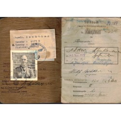 Soldbuch Unteroffizier Willi Sachtler 3/schw Art. Abt.808