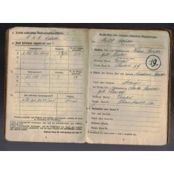 Soldbuch Unteroffizier Willi Sachtler 3/schw Art. Abt.808