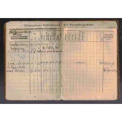 Soldbuch Unteroffizier Willi Sachtler 3/schw Art. Abt.808