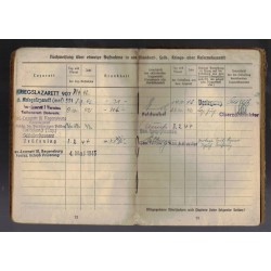 Soldbuch Unteroffizier Willi Sachtler 3/schw Art. Abt.808