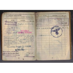 Soldbuch Unteroffizier Willi Sachtler 3/schw Art. Abt.808