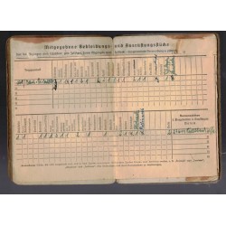 Soldbuch Obergefreiter Wilhelm Mundinger Bau Kompanie I