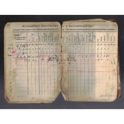 Interessante soldbuch appartenuto ad un Obergefreiter Inf. Pz.Jager Komp 32 , Raddatz Paul