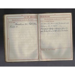 Interesting soldbuch that belonged to an Obergefreiter Inf. Pz.Jager Komp 32 , Raddatz Paul