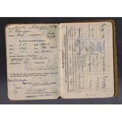 Soldbuch di un Ufficiale d Artiglieria W. Effinger