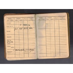 Soldbuch di un Ufficiale d Artiglieria W. Effinger