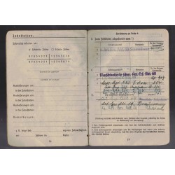 Soldbuch di un Ufficiale d Artiglieria W. Effinger