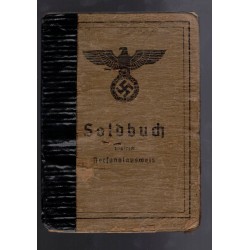 Soldbuch of an Infantry Corporal WH, Josef Ehrl, who committed suicide in 1944