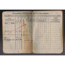 Soldbuch of an Infantry Corporal WH, Josef Ehrl, who committed suicide in 1944