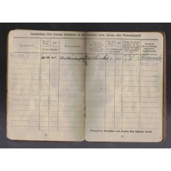 Soldbuch di un Caporale di Fanteria WH , Josef Ehrl