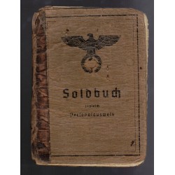 Rare soldbuch belonging to a soldier of the Nebelwerfer Rgt 54 , Hermann Wolf