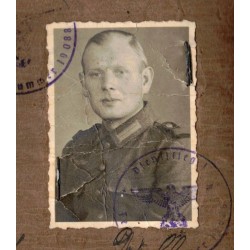 Rare soldbuch belonging to a soldier of the Nebelwerfer Rgt 54 , Hermann Wolf