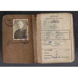 Rare soldbuch belonging to a soldier of the Nebelwerfer Rgt 54 , Hermann Wolf