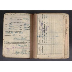 Soldbuch di un soldato tedesco Reparti Nebbiogeni , Hermann Wolf