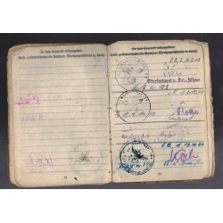 Soldbuch di un soldato tedesco Reparti Nebbiogeni , Hermann Wolf