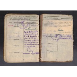 Soldbuch di un soldato tedesco Reparti Nebbiogeni , Hermann Wolf