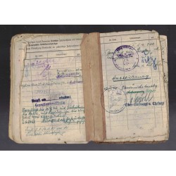 Rare soldbuch belonging to a soldier of the Nebelwerfer Rgt 54 , Hermann Wolf