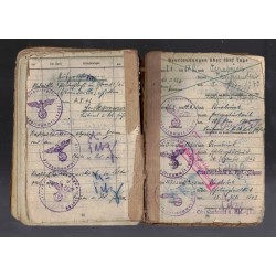 Rare soldbuch belonging to a soldier of the Nebelwerfer Rgt 54 , Hermann Wolf