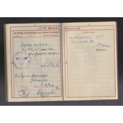 WH Wehrpass Gefreiter Kurt Weisselbaum