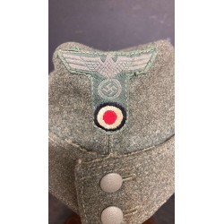 Nice Wehrmacht overseas cap model 1942, made of feldgrau cloth