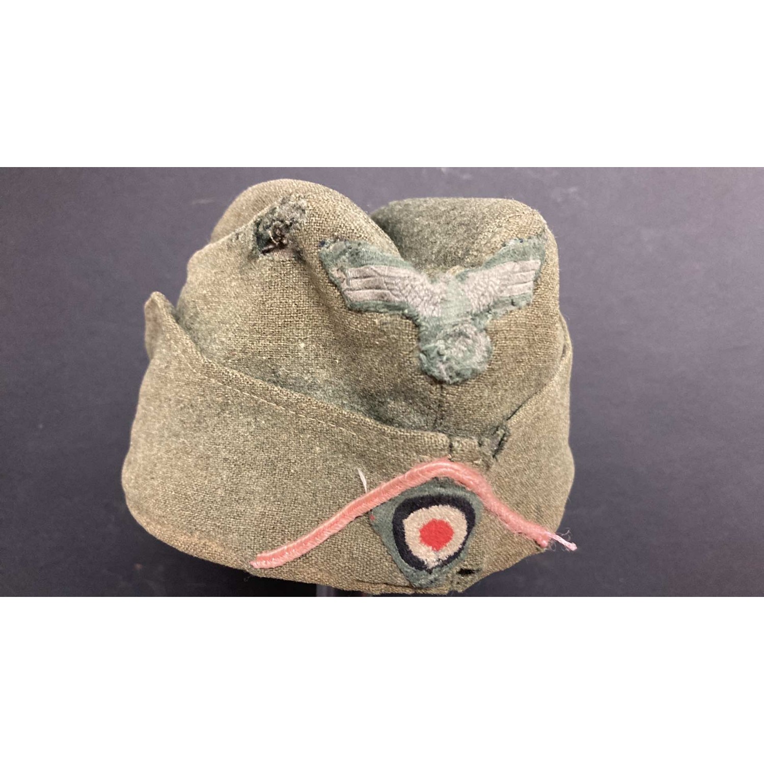 Interesting and rare M34 cap from a non-commissioned officer of the German tank troops