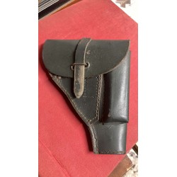 Fondina per pistola Beretta M34 in pelle grigoverde