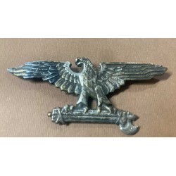 Very rare eagle of the Italian SS 1944/45 Lorioli model, in zama.